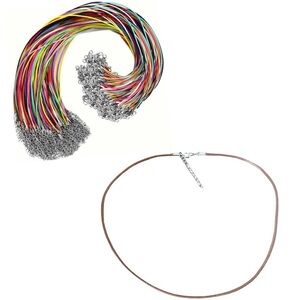 🔴 5 for $10 ONE Lighter Brown Hemp Rope Necklace for Jewelry Making